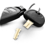 A Push button start on a vehicle that uses proximity keys.